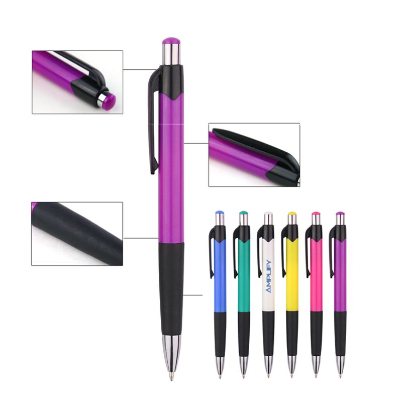 The Professional Advertising Pen - Ballpoint With Gripper and Clip